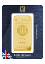 500g Gold Minted Bar